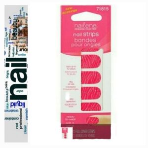 2/$6 Nailene Nail Strips Stickers-Hot Pink **bundle bonus